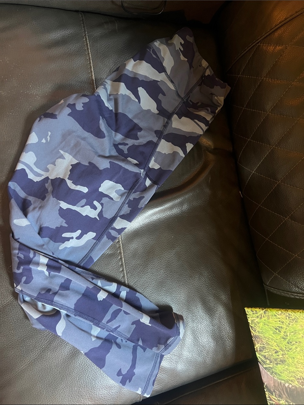 Under Armour Blue Camo Leggings